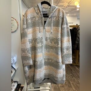 Beate Heymann street couture zip up jacket size 10